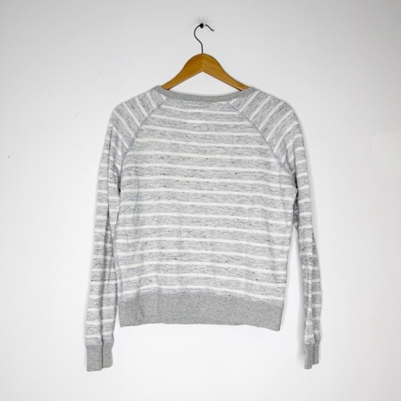 Todd Snyder x Champion Gray Striped Women's Sweater Sweatshirt Size XS - Picture 2 of 5